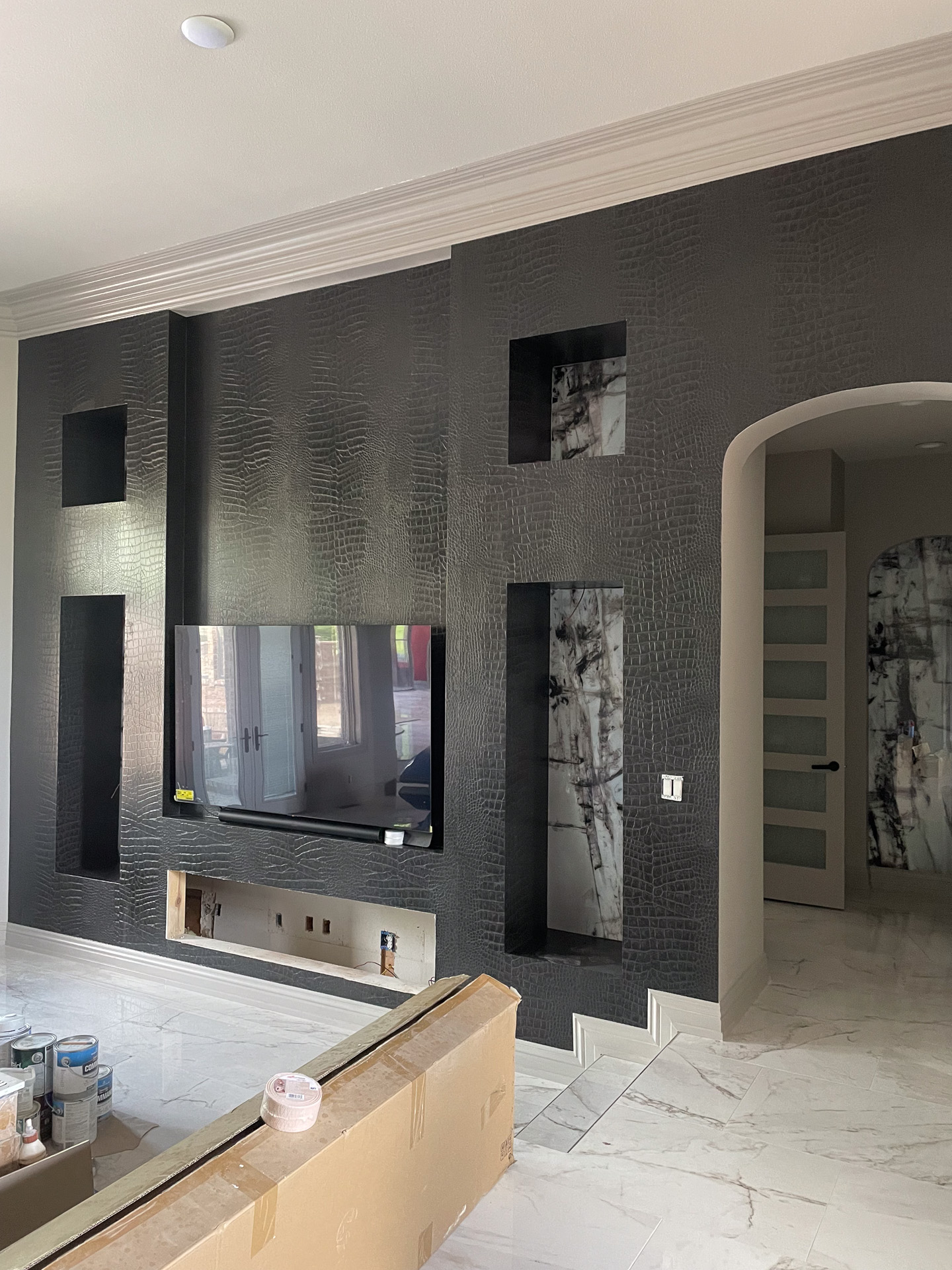 Professional wallpaper installation craftsmanship